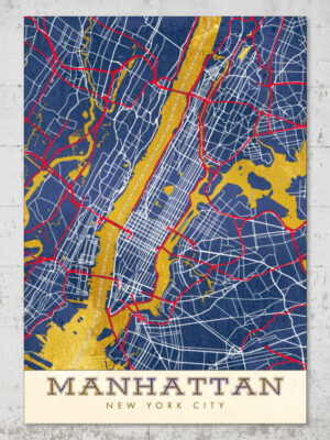 manhattan street map