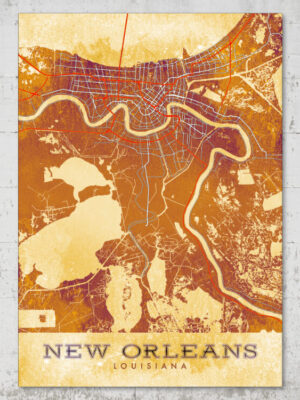 NEW ORLEANS STREET MAP