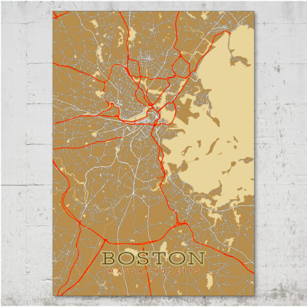 MISTERMAPDESIGN PRODUCT BOSTON FEATURED IMAGE 750PX X 750PX boston street map