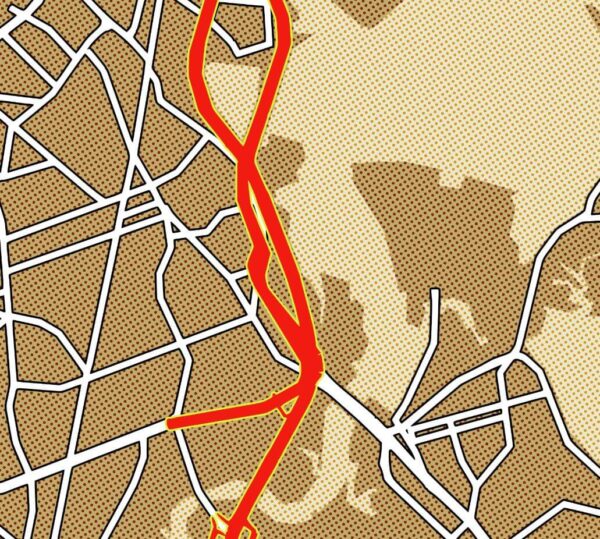 MISTERMAPDESIGN PRODUCT BOSTON FEATURED IMAGE ZOOM 02 Boston Street Map Art Halftone Poster