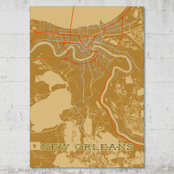 new orleans street map