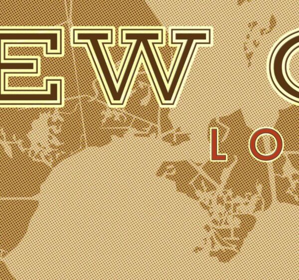 New Orleans Street Map Art Halftone Poster