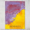 MONOCO STREET MAP POSTER